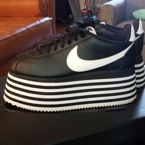 Womans CDG Nike Cortez sz7